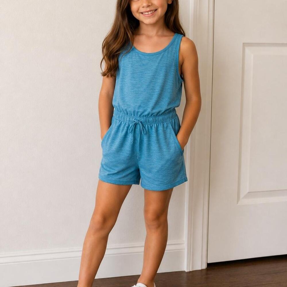 Athletic works blue heathered workout